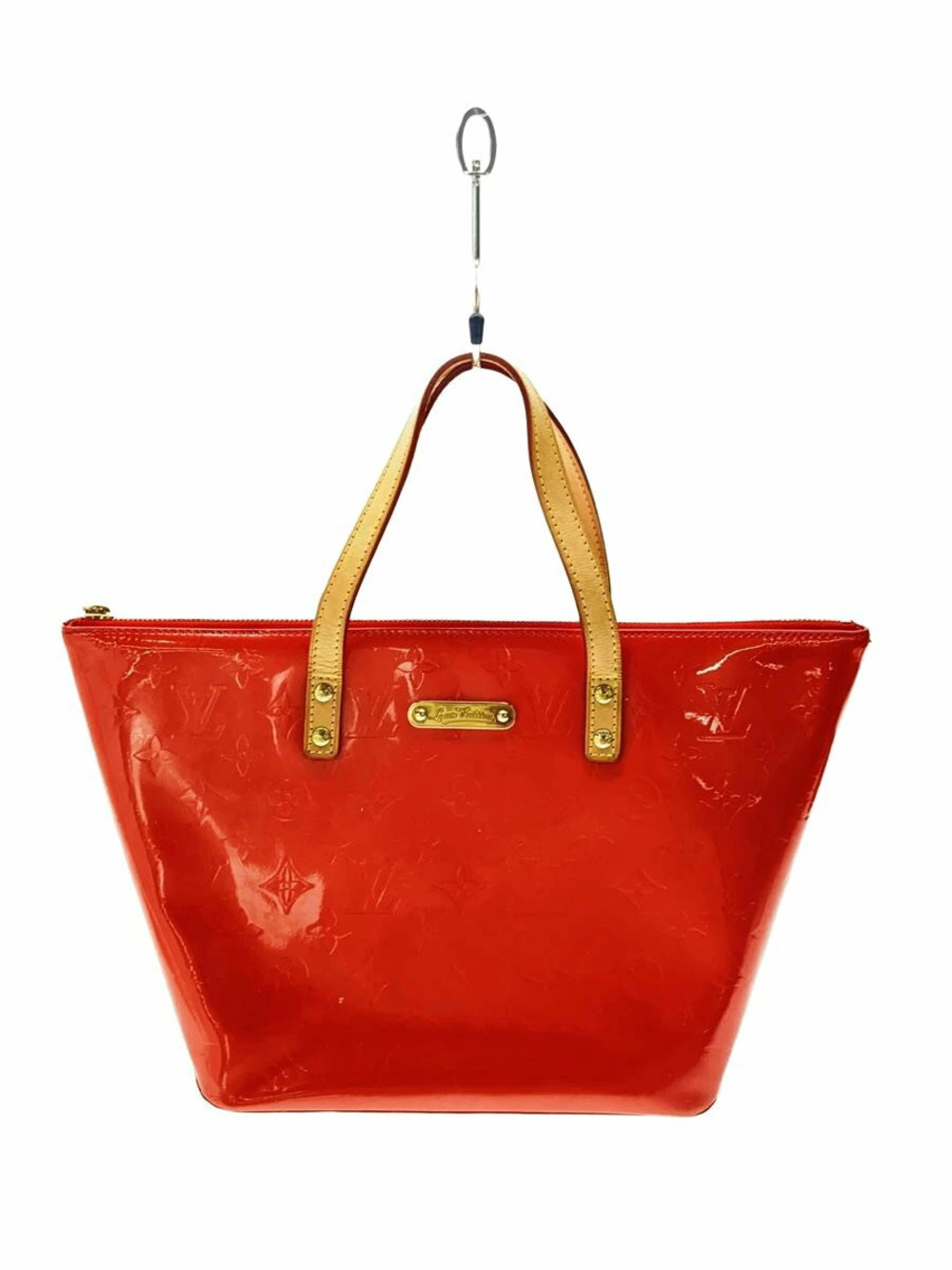 LOUIS VUITTON Bellevue Monogram Vernis Enamel RED